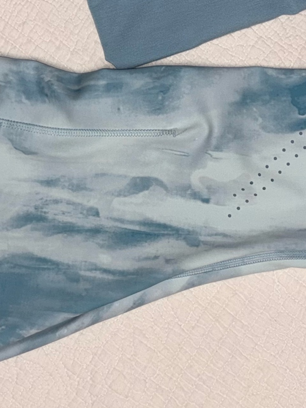 Nike Blue Tie-Dye Hoodie, Tank & Leggings Set - Picture 3 of 10